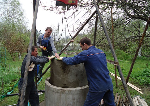 Углубление колодцев в Коломенском районе